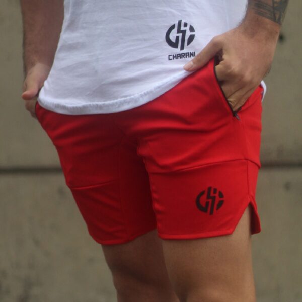 SHORT DEPORTIVO PQ-07001 | ROJO - Imagen 2