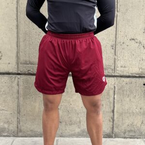 SHORT DEPORTIVO CON LICRA PA-07003 | GUINDA